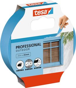 tesa ecoLogo Maler Krepp Precision Outdoor Papierabdeckband 25 mm x 25 m