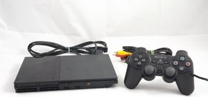 Sony PlayStation 2 herní konzole PS2 PAL - Stav: dobrý PS2 Slim Black SCPH-750xx