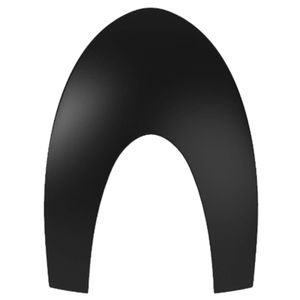 KEP Fronteinsatz Textil für Helm Cromo 2.0 Schwarz