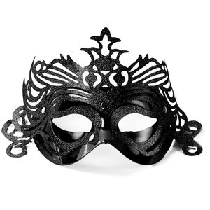 Party-Maske Fasching Maskenball Kaneval schwarz Gesichtsmaske Venedig Augenmaske