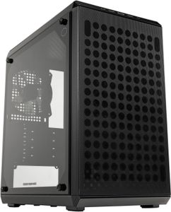 Cooler Master Q300L V2 Mini Tower Schwarz, Transparent
