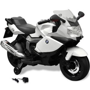 vidaXL BMW 283 Elektrisches Motorrad für Kinder Weiß 6V