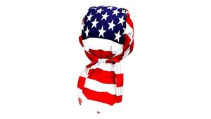 Bandana Amerika Fahne, Bandana Cap America, Kopftuch mit USA, Bandana Headscarf with USA Flag, Pañuelo pañuelo USA,Foulard Bandana USA