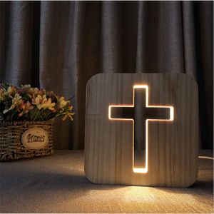 3D-Nachtlicht, Holzschnitzerei, LED, kleine Tischlampe, USB-Stromversorgung, warmes weißes Licht, dekoratives Licht, Nachttisch, kreatives Geschenk, geeignet für Familie, Hotels usw.