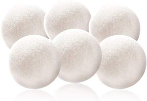 6er Trocknerbälle Trocknerkugeln aus Wolle zur Nutzung im Trockner