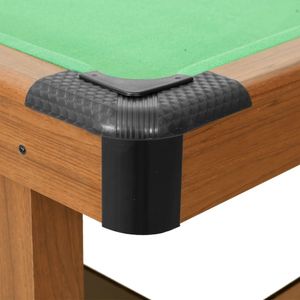 vidaXL Kulečníkový stůl 4 nohy 122 × 61 × 76 cm hnědý