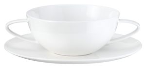 ASA Selection Suppentasse, 2 Henkel und Unterer atable Fine Bone China 1991013