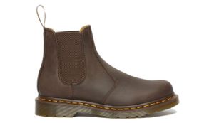 Dr. Martens 2976 Yellow Stich Leather Chelsea Boots - Braun, 4
