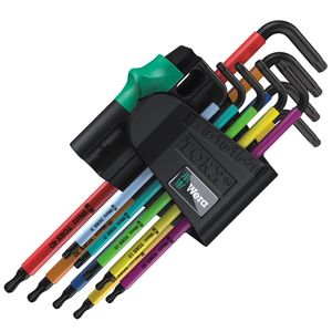 Wera 967 SPKL/9 TORX® BO Multicolour Winkelschlüsselsatz, BlackLaser, SB