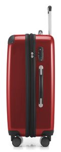 HAUPTSTADTKOFFER - Alex - Hartschalen-Koffer Koffer Trolley Rollkoffer Reisekoffer, 65 cm, 74Liter,Rot