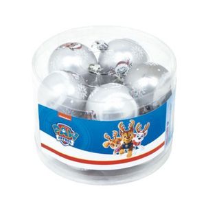 Arditex PW14027 Packung mit 10 Bällen Weihnachtsbaum Durchmesser 6 cm. von Nickelodeon-Canine-Patrouille