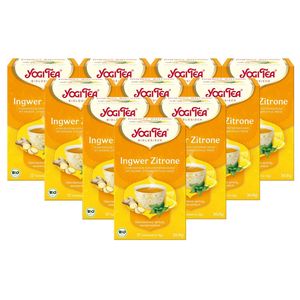 Yogi Tea,Ingwer Zitrone, 17 Teebeutel 10er Pack (10 x 30,6 g)