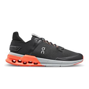 ON Running Cloudnova Flux - Herren Sneakers Cloud Schuhe Black-Flame 3MD10260666 , Größe: EU 49 US 14