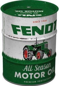 Nostalgic-Art - Beczka na olej ze skarbonką - Fendt - All Season Motor Oil