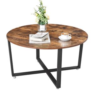 Artenat Konferenčný stolík Stella, 88 cm, hnedá/čierna