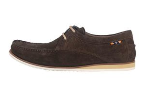 Fretz Men Messi Halbschuhe in Übergrößen Braun 8122.6759-59 große Herrenschuhe, Größe:47