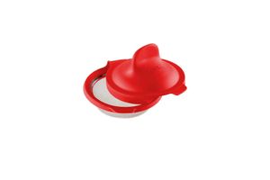 LEKUE Eier-Pochierer Silikonform Pochierte Eier Eierformer Eiform Rot Neu EGG