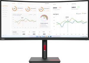 Lenovo ThinkVision T34w-30 - LED-Monitor - gebogen - 86.4 cm (34")