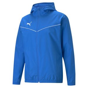 Puma teamRISE All Weather Jacket Kids modrá bílá velikost 128