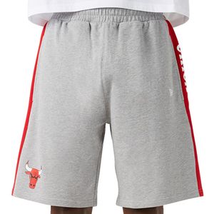 New Era - NBA Chicago Bulls Side Panel Shorts - Grau : Grau M Farbe: Grau Größe: M
