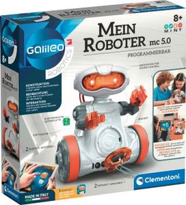 Clementoni 59158 Galileo Science Mein Roboter MC 5.0, Experimentierkas