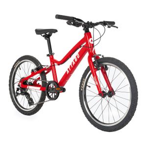 Detský bicykel ATTABO EASE 20" Červený - Bezpečný a ľahký, ergonomický dizajn, brzdy TEKTRO V-Brake, pneumatiky Kenda