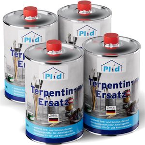 Plid Terpentinersatz 4L / Pinselreiniger Reiniger, Verdünner Ölfarbe Kunstharzlacke