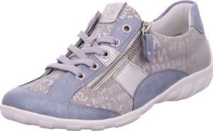 Remonte Schnürschuhe - Himmelblau Leder Größe: 38 Normal