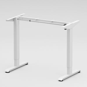 ALBATROS Lift N3 Gestell für Schreibtisch Höhenverstellbar Elektrisch mit Motor, weiss - Stufenlos Höhenverstellbares Schreibtischgestell / Tischgestell, Soft-Start/Stop - verstellbarer Tisch / Stehschreibtisch, Farbe:Weiss