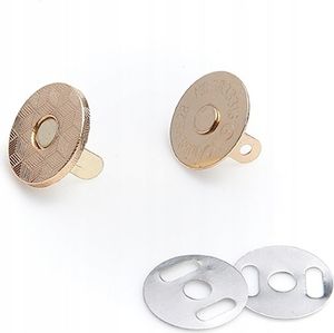 Magnetschließe 18 mm gold 10 Stück