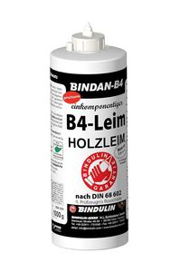Holzleim wasserfest, BINDAN-B4 (1-Komponenten-B4-Leim) 1000 g Flasche incl. Pinsel von E-Com24