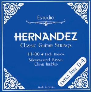 Hernandez HT400 classic, high mit 2x d4 Saite