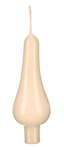 Baumkerzen Pariser Lichte Champagner 9 x 3 cm 10 Stück, Weihnachtsbaumkerzen