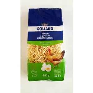 Goliard makaron jajeczny z zielonym udkiem kurczaka 250G