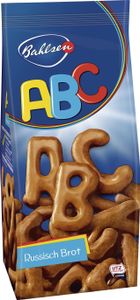 Bahlsen ABC Russisch Brot knusprige Kekse mit Schokolade 100g
