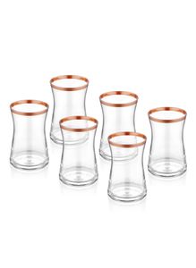 Hermia Concept, Fulbright- TMA5742, Kupfer, Wasser- und Saftgläser/ Cocktailgläser, 100% Glas