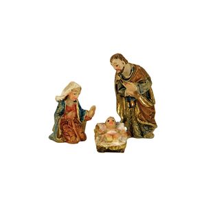 3x FADEDA Hlg. Familie   / Höhe:4 cm / handbemalt / detailgetreue Krippen Figuren - Weihnachten Tisch Dekoration Krippe Zubehör