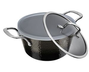 Berlingerhaus Casserole mit einem Deckel mit einer Titanoberfläche 28 cm Shine Bassal Collection BH-6654