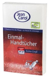 Jean Carol, Extra strong, Jednorazowe ręczniki, 17 sztuk (PRODUKT Z NIEMIEC)