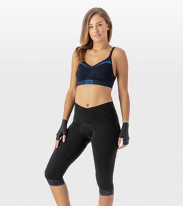 Alé 3/4 lange Fahrradhose ohne Träger - CLASSICO 3/4 LADY - Schwarz L