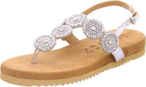 Lazamani Damen Sandale in Metallic, Größe 38