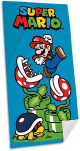 Super Mario Ręcznik Plażowy 70X140Cm 100% Bawełna No-511T Kids Euroswan