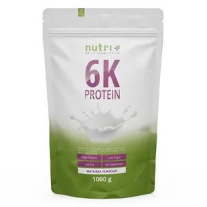 PROTEINPULVER 1kg - über 80 % Eiweiß - Nutri-Plus pflanzliches Protein Powder - 6-Komponenten Eiweißpulver 1000g ohne Aspartam - Neutral