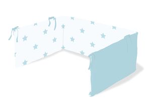 Nestchen für Kinderbetten 'Sternchen', hellblau