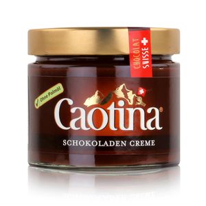 Caotina Schweizer Schokoladen Creme Brotaufstrich Creme Chocolat 300g (1er Pack)