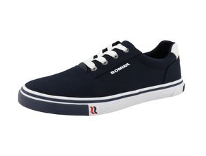 Romika Herren Leinenschuh in Blau, Größe 44 Romika Herren Leinenschuh in Blau, Größe 44