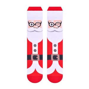 Steven - Weihnachts-Socken, Socken, Weihnachten - Uni- Rot - Weihnachtsmann, Nikolaus, Santa Gr. 44-46
