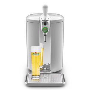 KRUPS Beertender VB452E10 Kompakte Fassbiermaschine, kompatibel mit 5-Liter-Fässern, perfekte Temperatur, frisches und schaumiges Bier