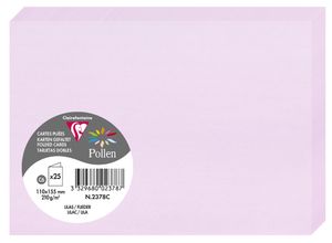Pollen by Clairefontaine Doppelkarte C6 flieder 25 Karten Pollen by Clairefontaine Doppelkarte C6 flieder 25 Karten
