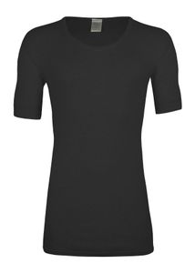wobera Angora pánská vesta nebo tričko s polovičním rukávem nebo tričkem a 50% angory/30% panenské vlny/20% polyamidu (velikost 8/XL, barva: černá)